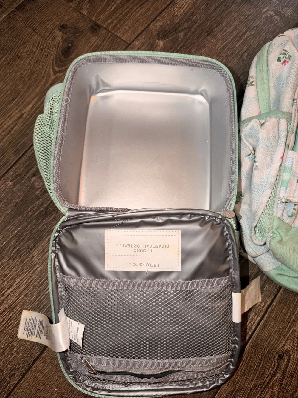 Pottery Barn Floral Mackenzie Backpack and Lunch Box